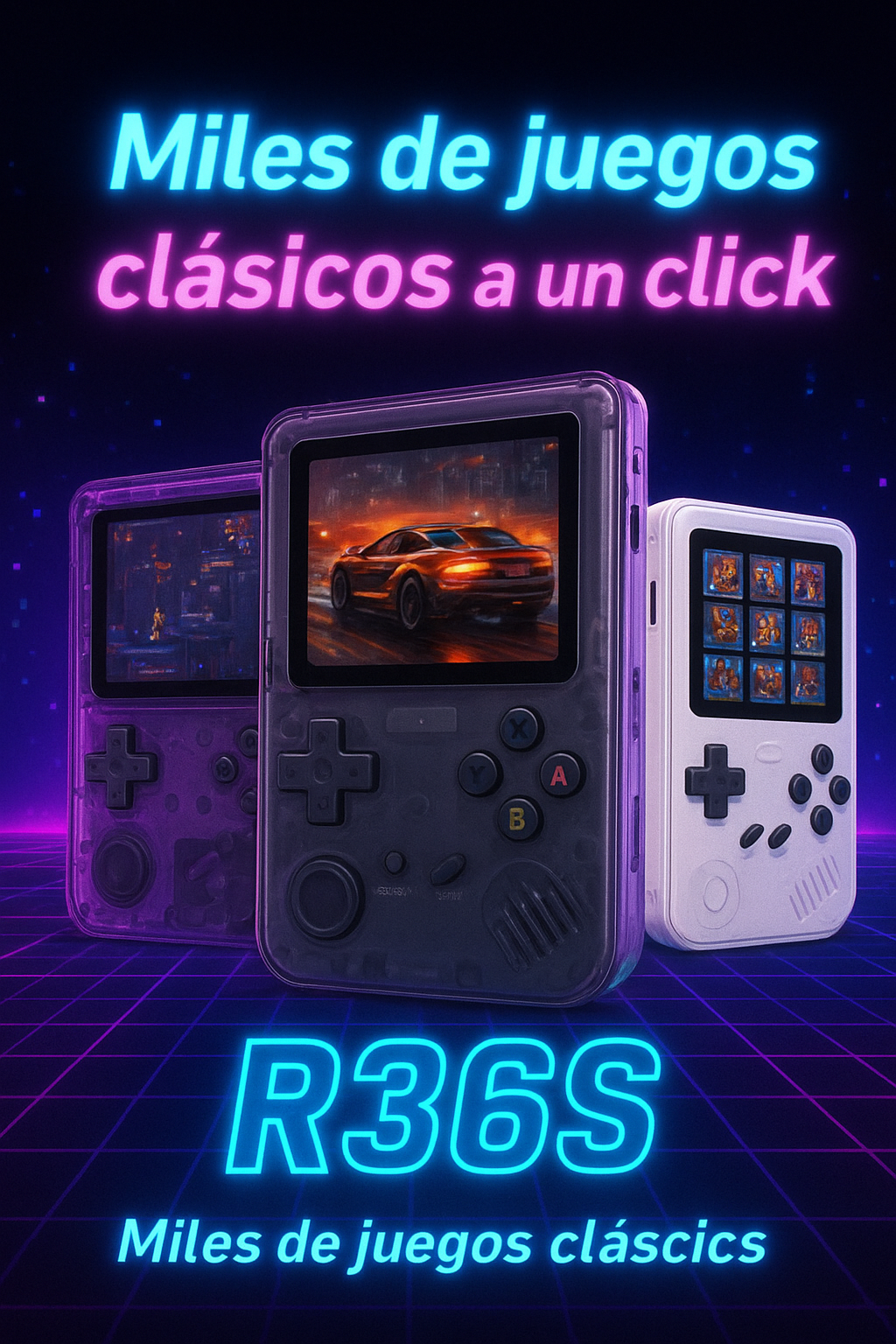 RetroPlay™ R36S - Miles de Juegos en un solo dispositivo